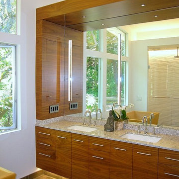Custom Vanity (with reflection of Shower Area)
