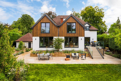 This is an example of a modern house exterior in Berkshire.