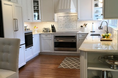Inspiration for a contemporary kitchen remodel in DC Metro
