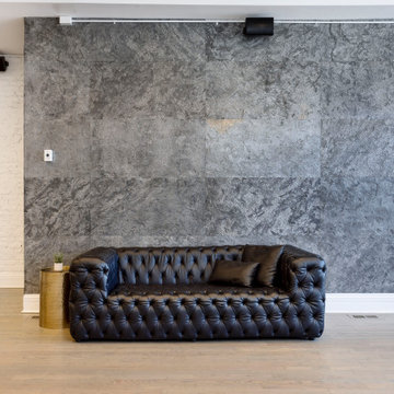 Commercial Space Remodel: Luxe Noir & Marble