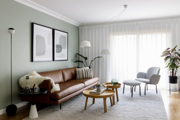 Scandinavian Living Room by Ciara Tapia Design