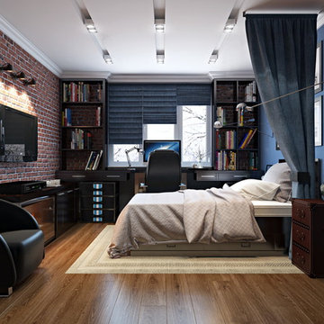 Bringing bedroom and workroom together.