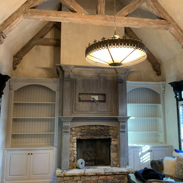 Kitchen hoods and fireplaces.