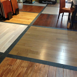 Our new wood flooring room called "Woodville" - Hardwood Flooring