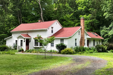 Traditional exterior home idea in New York