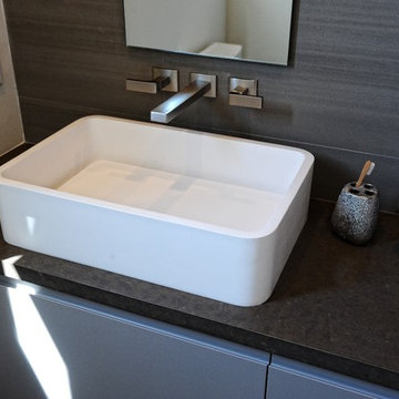 ADM Bathroom Rectangular Countertop Vessel Sink, White, 24" - CW-114 (24 x 16)