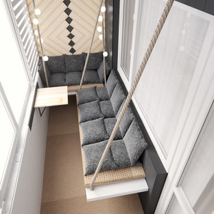 Contemporary Industrial back balcony