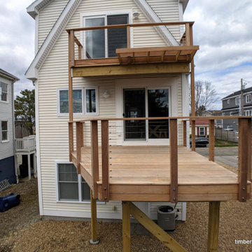 Garapa Decks Over The Salt Marsh