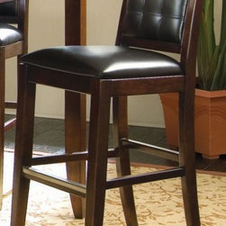 American Drew 912-692 Leather Bar Stool -Bar Height Tribecca - Bar Stools And Counter Stools