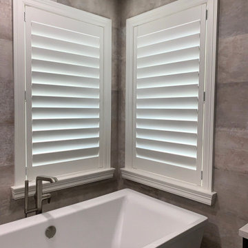 Clear View Hidden Tilt Shutters — Modern Home, Palm City, FL