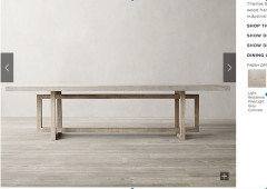 Rh heston console table deals