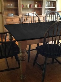 Should I Stain The Top Of My Dining Table Black - How To Stain A Kitchen Table Darker