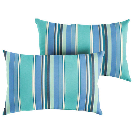 Sunbrella Dolce Oasis Outdoor Pillows, Set of 2, 12x18