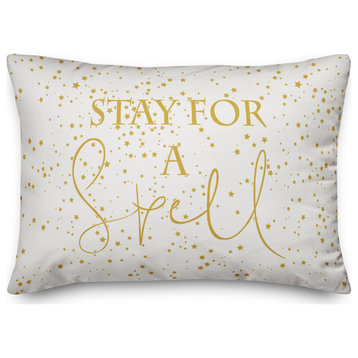 Stay For A Spell 14x20 Spun Poly Pillow