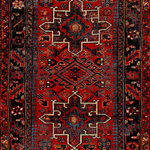 Safavieh - Safavieh Vintage Hamadan Collection VTH211 Rug, Red/Multi, 8' X 10' - The Vintage Hamadan Collection brings a refined look of antiquity to today's exciting home decor with richly colored Persian area rugs. Classic motifs are displayed in distinctive hues and an antique patina, imparting heirloom qualities on every rug in this sublime collection. Vintage Hamadan rugs are machine loomed using soft synthetic yarns in a plush, cut pile for high performance and softness underfoot.