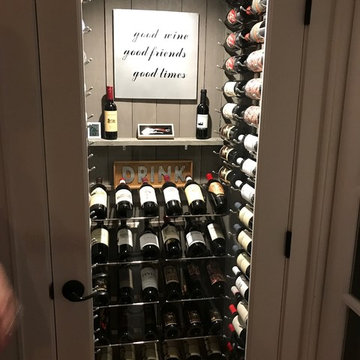 Water Heater Closet Conversion (to a Mini Wine Cellar)