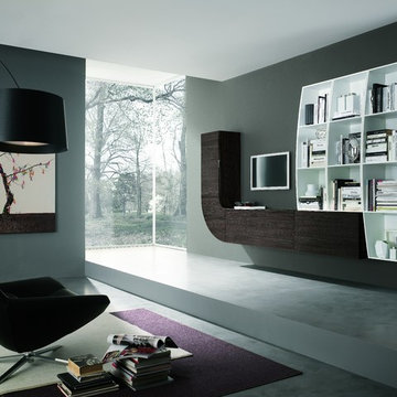 Modern Wall Unit Velvet Millennium 941 by Artigian Mobili - $2,799.00