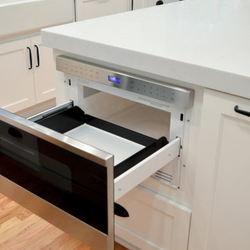 Under counter microwave drawer