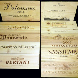 Assorted Wooden Wine Crate Panels - Products