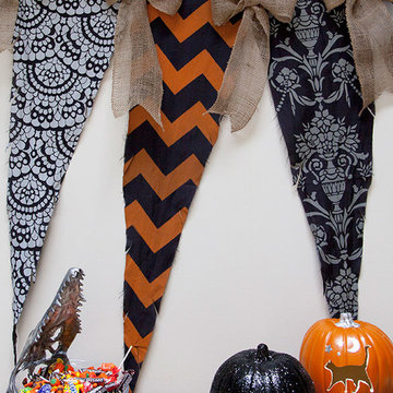 DIY Halloween Decorations & Crafts with Stencils