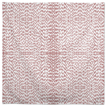 Dashes Red 58x58 Tablecloth