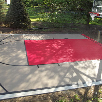 Custom Backyard Basketball Court