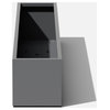 Metallic Series Window Box Planter, Gray, 48"