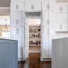 Open Shelving For Kitchen Appliance In Pantry