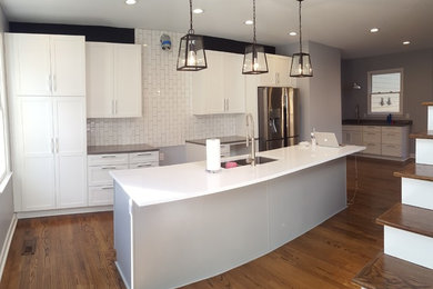 Inspiration for a transitional kitchen remodel in Raleigh