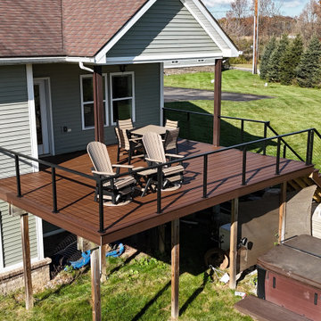 Year-Round Outdoor Comfort with Secure Cable Railing