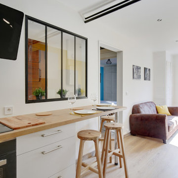 renovation complete d'un appartement/cuisine salon