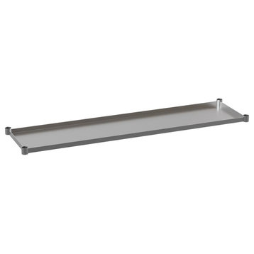 Galvanized Under Shelf for Work Tables - Adjustable Lower Shelf for 30 x...
