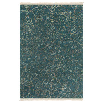 Wilmington Updated Traditional Navy Area Rug, 9'x13'