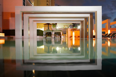 Contemporary home design in Miami.