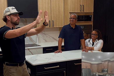 Cabinet Refacing before/after Testimonial