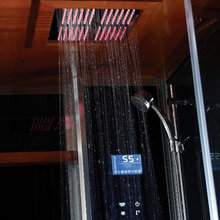 built in steam sauna