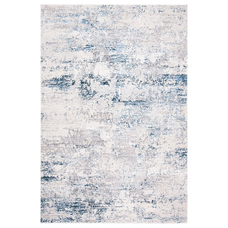 Safavieh Amalfi Collection AMF572 Rug, Cream/Navy, 9'x12'