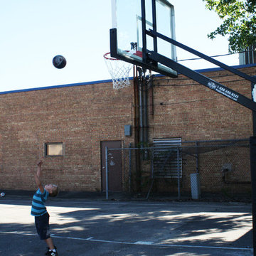 Cheryl M's Pro Dunk Platinum Basketball System on a 50x86 in Lansing, MI