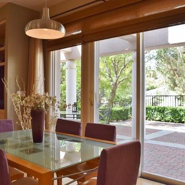The Ratican Contemporary Breakfast Area, Family Room and Bar - Pasadena,Ca.