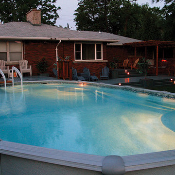decks with pools.