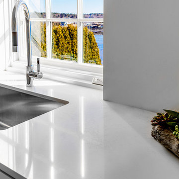 Calacatta Nuvo Caesarstone Quartz Kitchen
