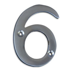 Chrome house numbers modern Chrome house numbers modern