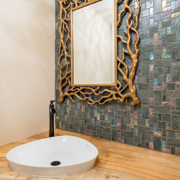 Artsy Powder Bathroom