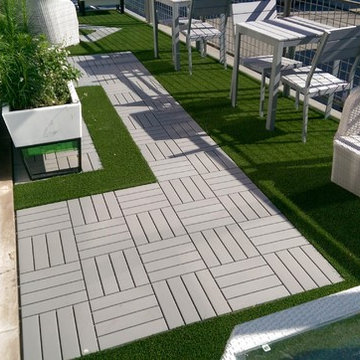 Balcony | Deck Tiles & High Density Miami Turf