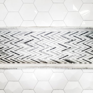 San Jose Master Bathroom Remodel with 3D Tile Installation