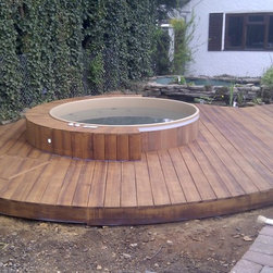 Cedar Hot Tub Backyard Project - Lifestyle And Leisure