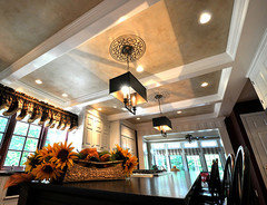 Paint ideas for a living room with high ceilings and family room