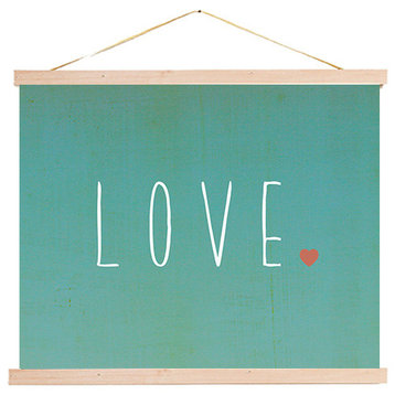 LOVE 14x11 Children's Wall Art on Gallery Wrapped Canvas