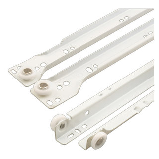 1/4 in. Nickel-Plated Off-White Tipped Shelf Clips Qty:1000