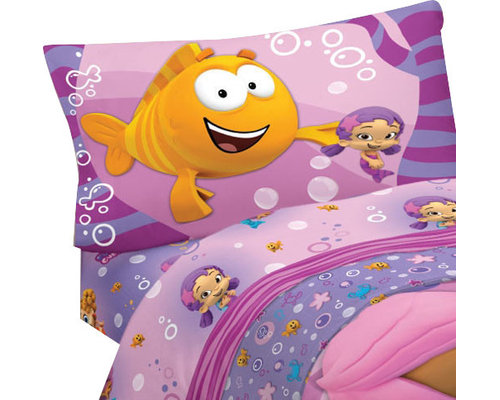Bubble Guppies Bedding - Franco Manufacturing Company Inc - Bubble Guppies Fun 3-Piece Twin-Single  Bed Sheet
